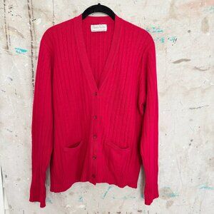 Vintage William Lockie 100% Cashmere Cable Knit Cardigan
